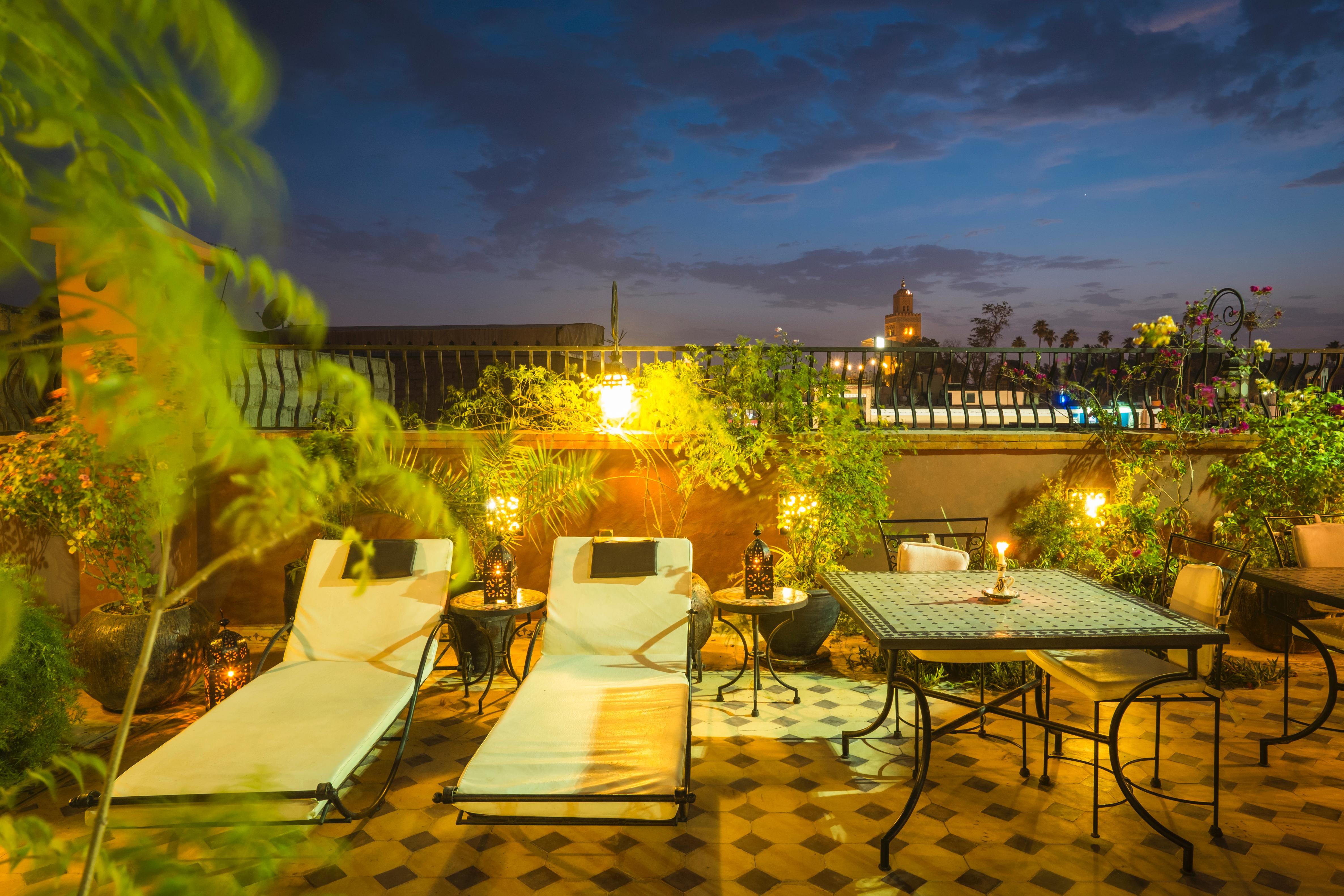 Riad Hamdane Et Spa Marraquexe Restaurante foto
